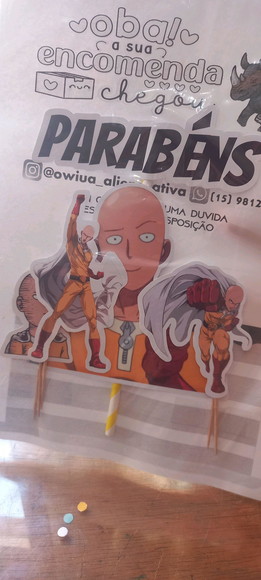 Kit Só Um Bolinho Saitama (one Punch Man) - Imagem 3