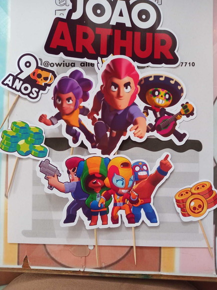 Kit Só Um Bolinho Brawl Star - Imagem 2