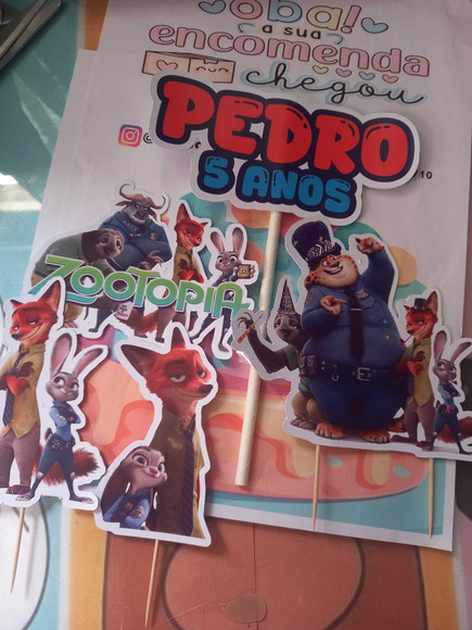 Kit Só Um Bolinho Zootopia - Imagem 2
