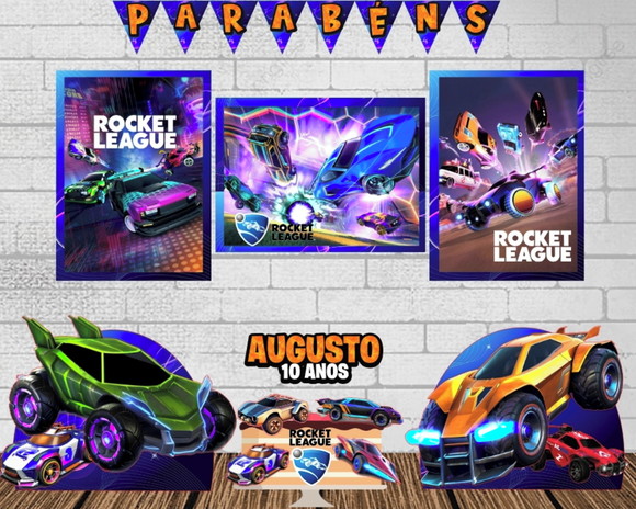 Kit Festa Só Um Bolinho Rocket League