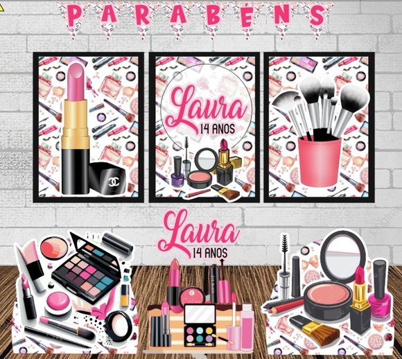 Kit Só Um Bolinho Maquiagens (makeup)