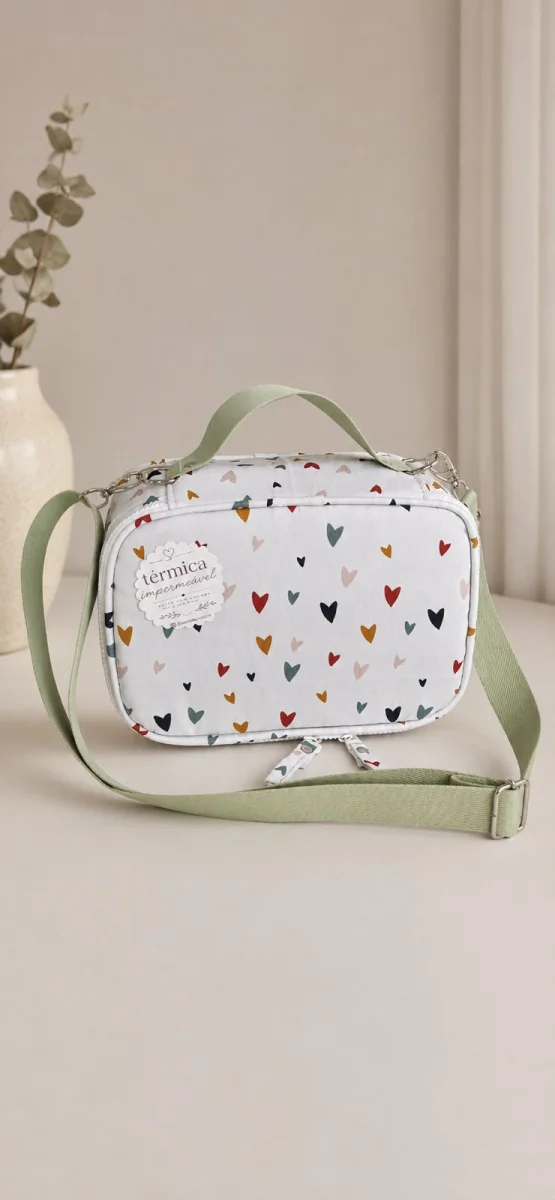 necessaire termica bolsinha impermeavel para lancheira personalizada com nome - Imagem 2