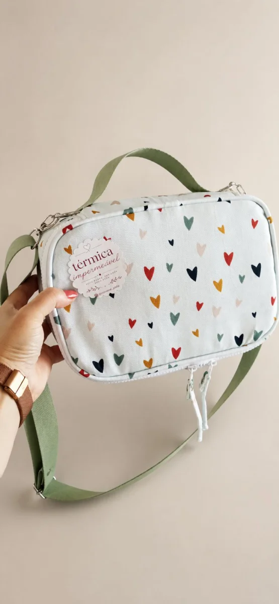 necessaire termica bolsinha impermeavel para lancheira personalizada com nome - Imagem 4