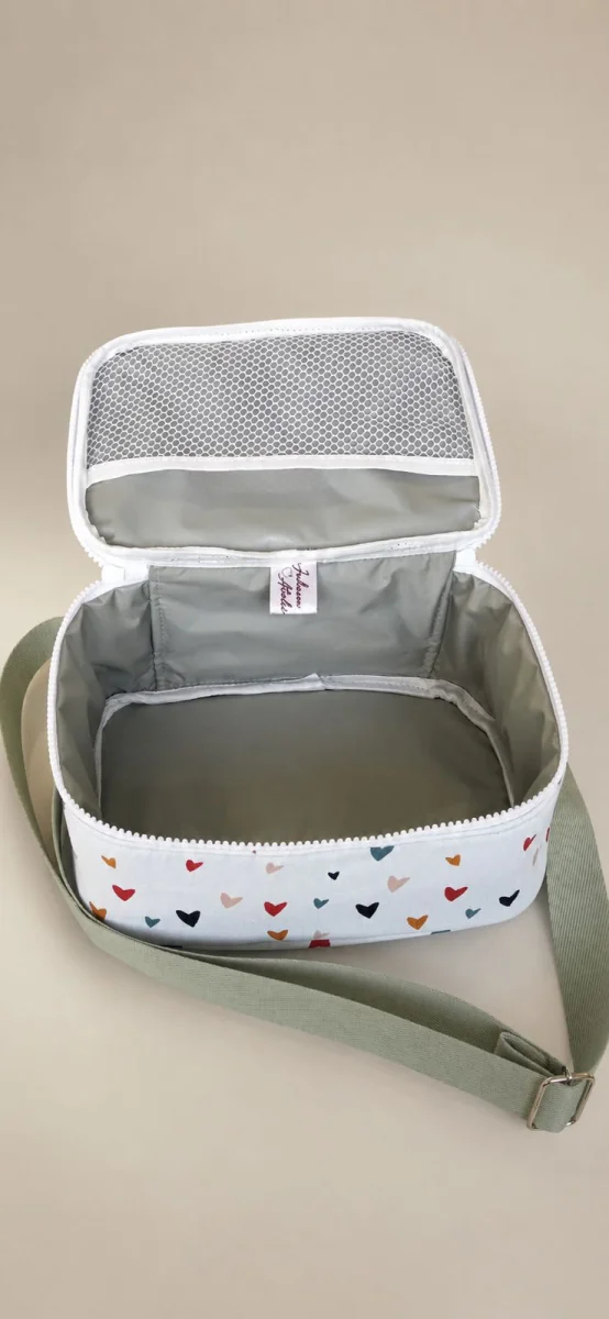 necessaire termica bolsinha impermeavel para lancheira personalizada com nome - Imagem 3