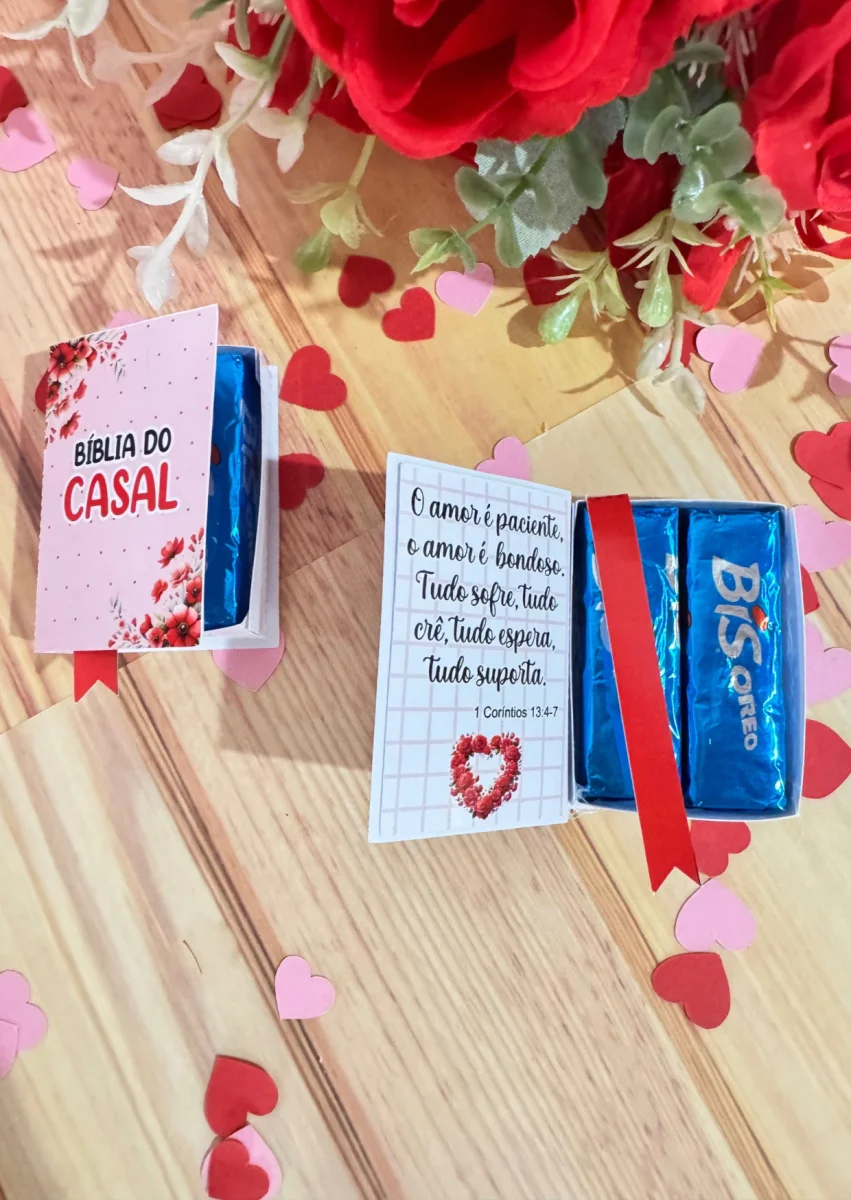 MIni Biblia Porta Bis Encontro de Casais | Dia dos Namorados - Imagem 2