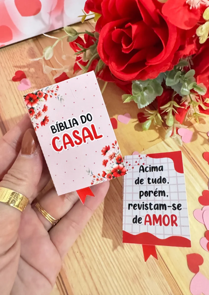 MIni Biblia Porta Bis Encontro de Casais | Dia dos Namorados