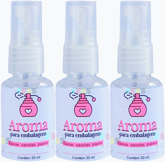 Aroma para Embalagens Cheirinho Perfume Caixa Papel Sacolas