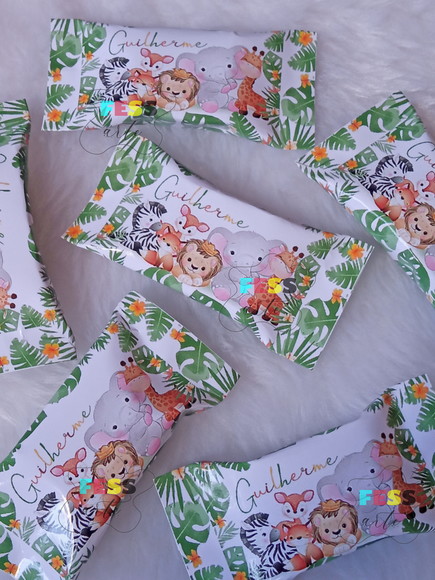 Bala Personalizada Balinha Personalizada Maternidade Safari