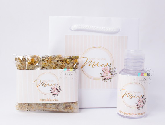 Kit Relaxante Dia da Mulher Mães Despedida Solteira 15 Anos
