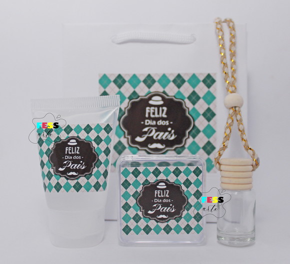 Lembrancinha Aromatizador Difusor Outubro Rosa Dia dos Pais