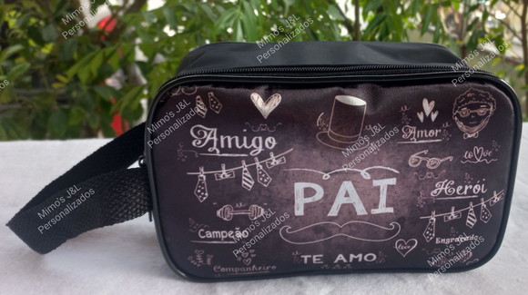 Bolsa Necessaire Personalizada com Alça do Papai