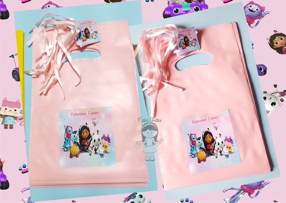 a Casa Mágica da Gabby Sacolinha Personalizada com Tag e Fit - Imagem 2