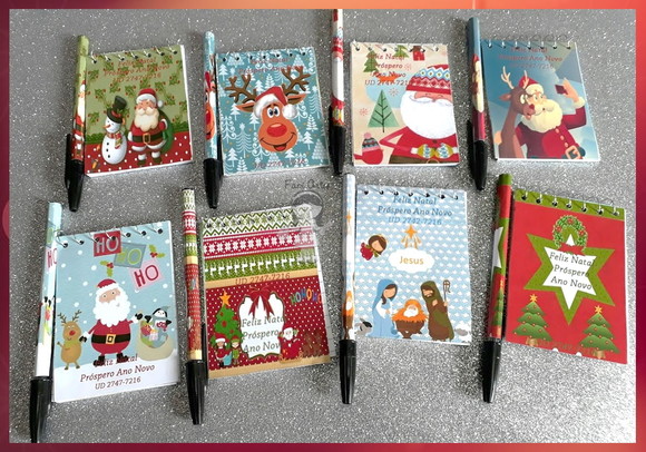 Bloquinhos de Natal Kit 150 Unidades