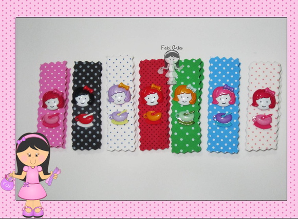 Chá de Bebe Pregadores Decorados com Imã - Imagem 3
