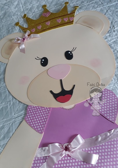 Painel Ursinha Princesa - Imagem 3