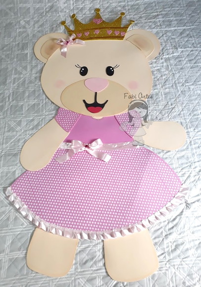 Painel Ursinha Princesa - Imagem 2