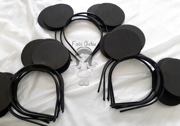 Tiaras Orelhas do Mickey 35 Unidades