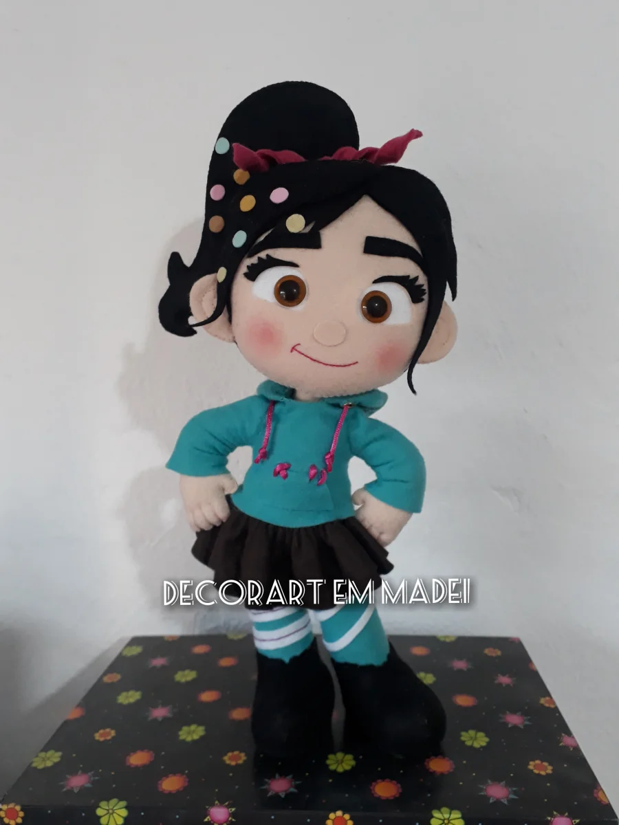 Detona Ralph Bonecos Decoração Feltro - Imagem 4