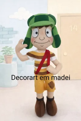 Chaves Boneco Decoração feltro