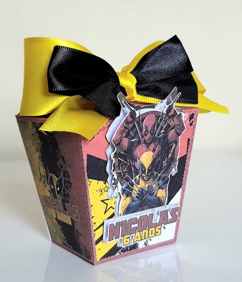 Caixa Sushi Deadpool e Wolverine