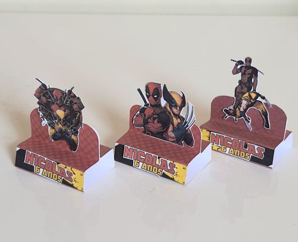 Porta-bis Duplo Deadpool e Wolverine