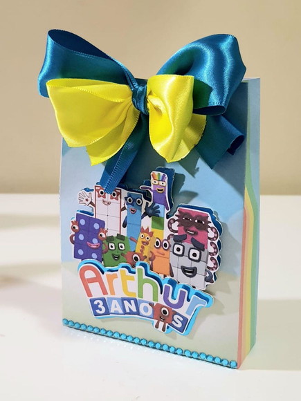 Caixa Sacolinha Numberblocks