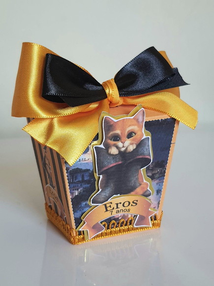 Caixa Sushi Gato de Botas