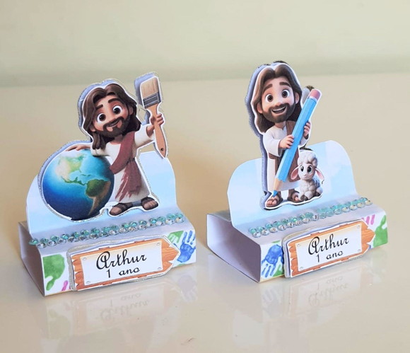 Porta-bis Duplo Jesus o Maior Pintor do Mundo
