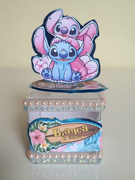 Caixinha Acrílica Stitch