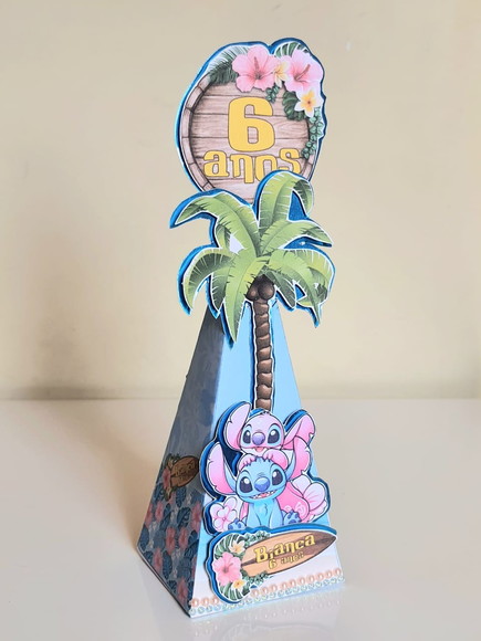 Caixa Pirâmide Stitch - Imagem 5