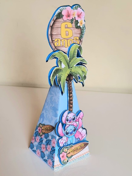Caixa Pirâmide Stitch - Imagem 2
