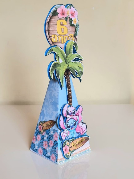 Caixa Pirâmide Stitch - Imagem 3