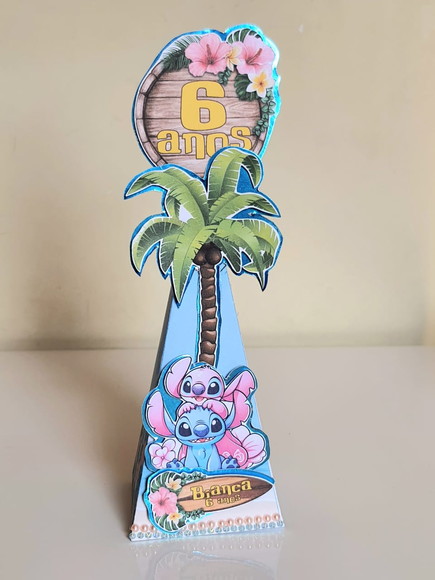 Caixa Pirâmide Stitch - Imagem 4