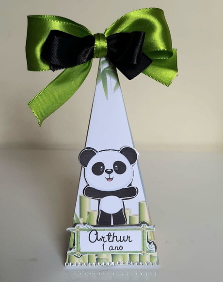Caixa Pirâmide Panda