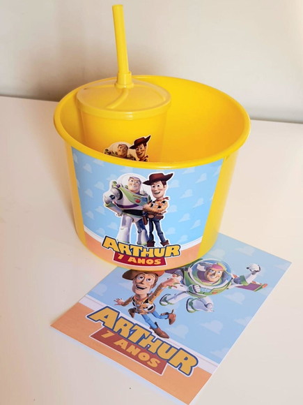 Kit Cinema Lembrancinha de Festa Toy Story