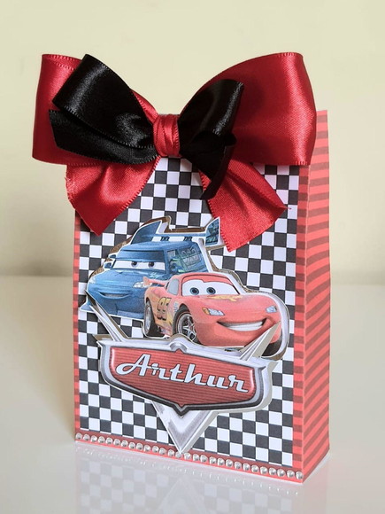 Caixa Sacolinha Carros - Imagem 4