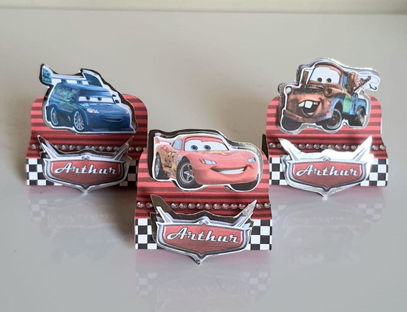 Kit 50 Lembrancinhas para Festa Carros - Imagem 5
