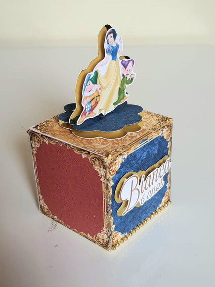 Caixa Cubo Branca de Neve - Imagem 5