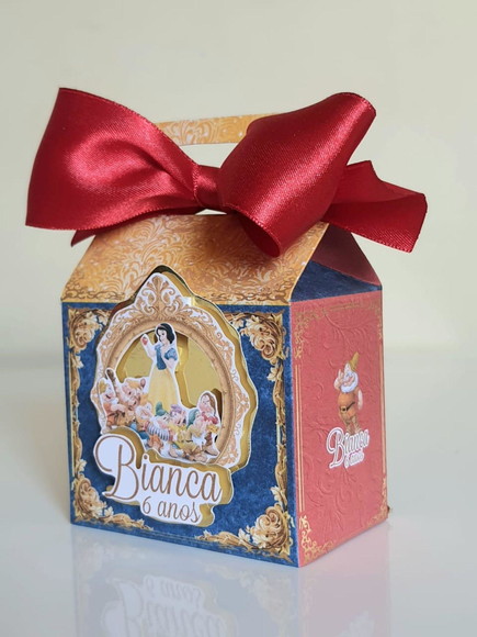 Caixa Maletinha Branca de Neve - Imagem 5
