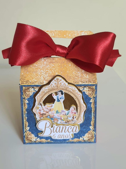 Caixa Maletinha Branca de Neve - Imagem 2