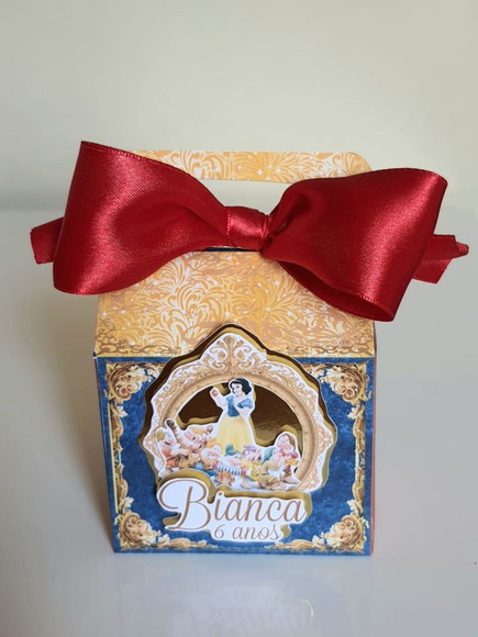 Caixa Maletinha Branca de Neve - Imagem 4