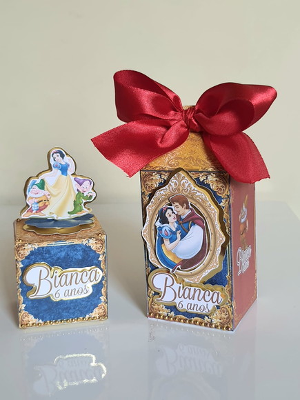 Kit 50 Lembrancinhas para Festa Branca de Neve - Imagem 4
