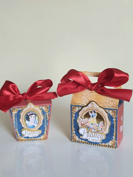 Kit 50 Lembrancinhas para Festa Branca de Neve - Imagem 3