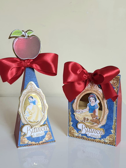 Kit 50 Lembrancinhas para Festa Branca de Neve - Imagem 2