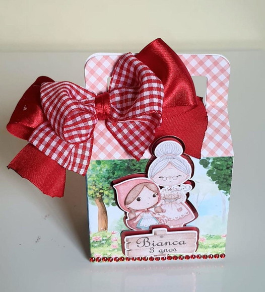 Caixa Maletinha Chapéuzinho Vermelho - Imagem 2