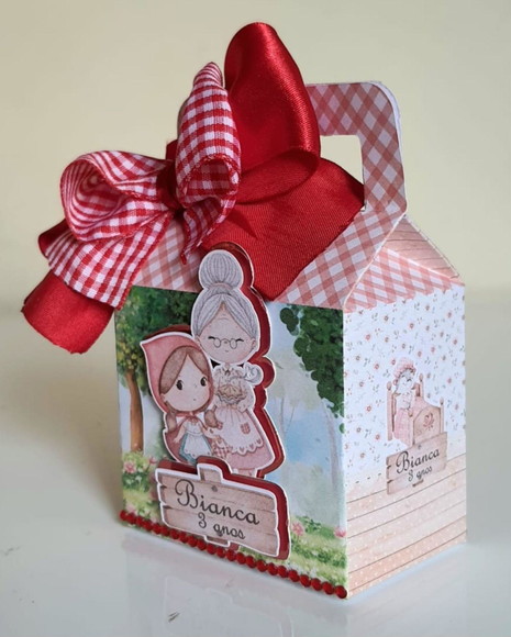 Caixa Maletinha Chapéuzinho Vermelho - Imagem 3