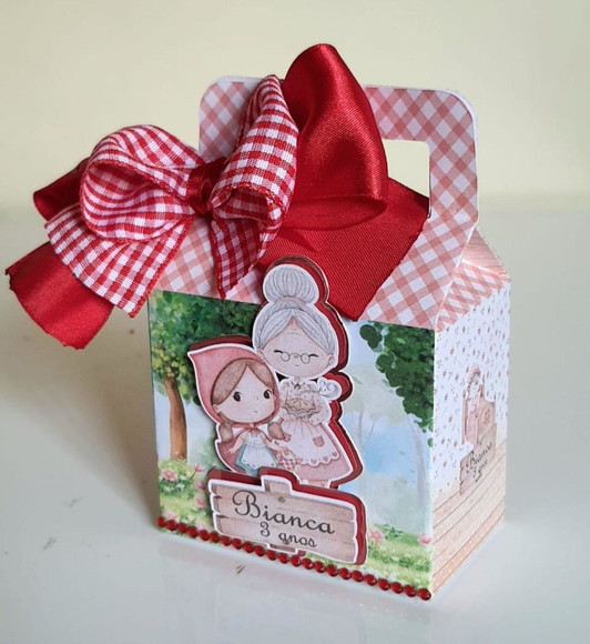 Caixa Maletinha Chapéuzinho Vermelho