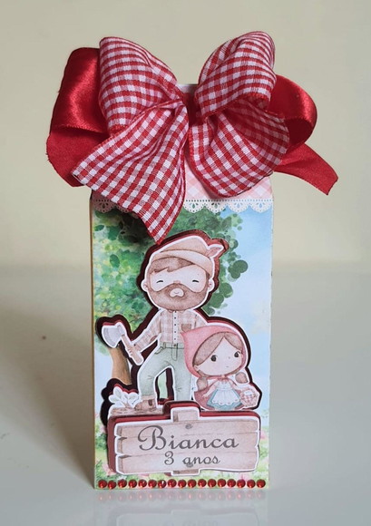 Caixa Milk Chapéuzinho Vermelho
