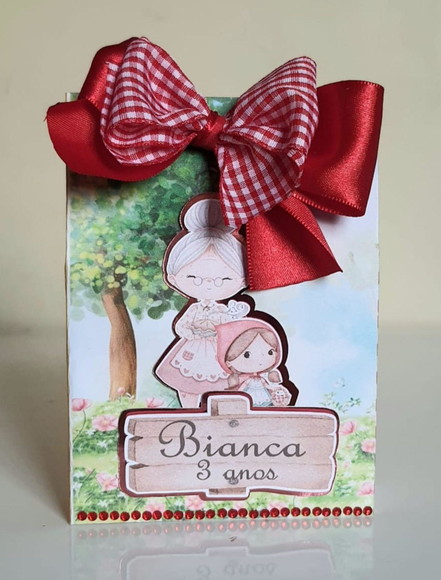 Caixa Sacolinha Chapéuzinho Vermelho - Imagem 3