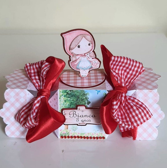 Kit 50 Lembrancinhas para Festa Chapéuzinho Vermelho - Imagem 5